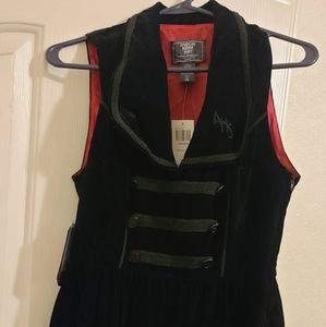 NWT Hot Topic American Horror Story bell hop dress